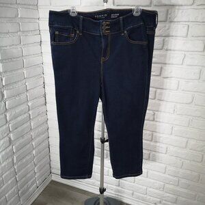 Torrid #feel the fit Ladies Size 16 Super Soft Dark Wash Crop Jeggings